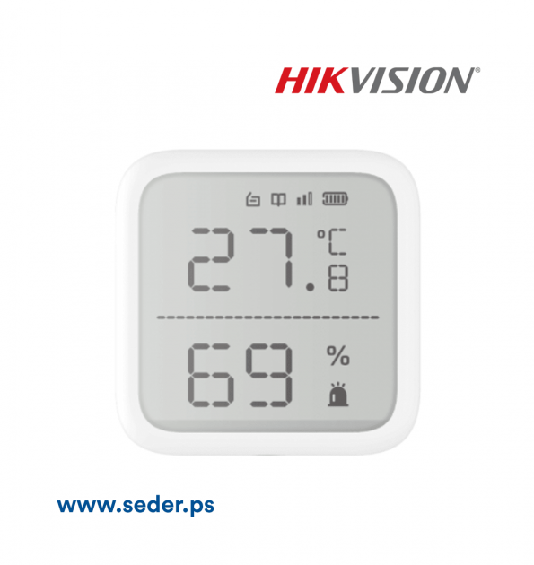 Hikvision Wireless Temperature & Humidity Detector DS-PDTPH-E-WB