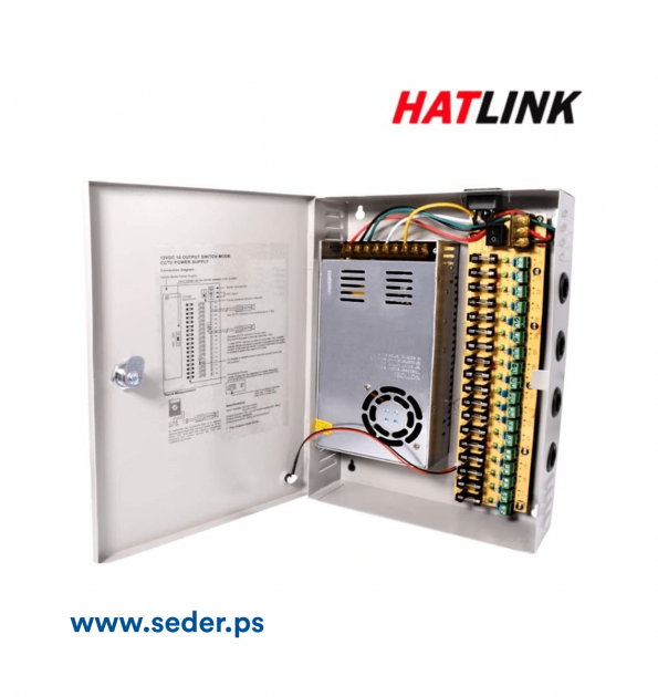 Hatlink CCTV Power Supply PS-18ch-20A