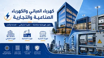 خدمات كهرباء المباني والكهرباء الصناعية والتجارية في فلسطين