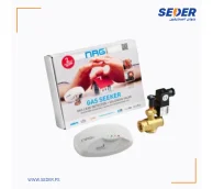 كاشف وقاطع غاز مع محبس صناعة ايطالية