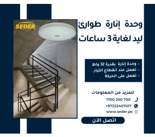 Led Emergency Lighting unit with Motion Sensor
