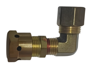 كوع 12 ملم مع راس طفاية | Elbow with Nozzle