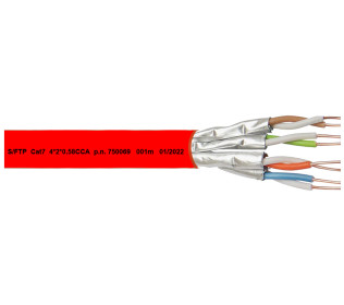 NetWork Cable Cat7 SFTP Red 500m