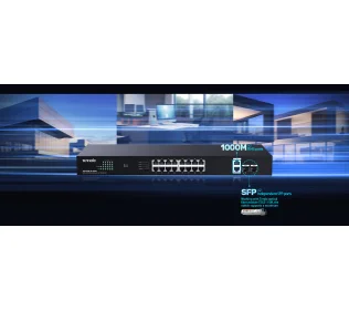 Tenda Switch 18GE 16 Port POE TEG1120P-16-250W@