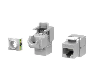 Hikvision Cat6a Sheilded 180&deg; Toolless Keystone Jack
