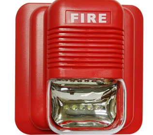 Fire Safe Indoor Siren  Red 3 TONE