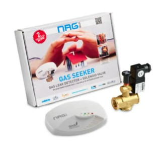 كاشف وقاطع غاز مع محبس صناعة ايطالية