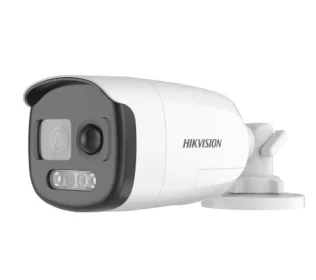 4K ColorVu PIR Siren Fixed Bullet Camera DS-2CE12UF3T-PIRXO