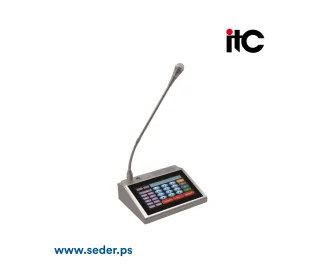ITC T-7702A Touch Screen Desktop Intercom Paging Microphone