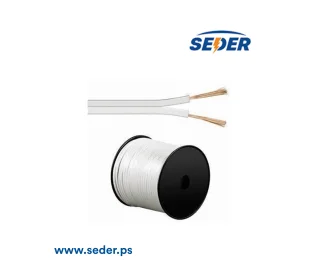 SPEAKER CABLE 100M 2X1.5 WHITE