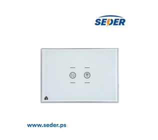 Smart Glass Panel 2 Switches
