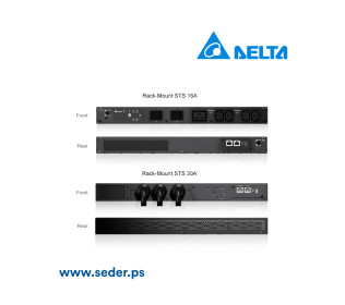 مفتاح تبديل نوع دلتا لخزائن الشبكات Delta STS Static Transfer Systems 16 Amps