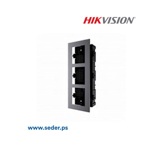 HikVision Three Module Plate Flush DS-KD-ACF3