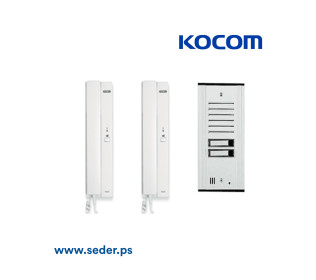 KIT AUDIO OUTDOOR PANE 2 BUTTON+ Handset AUDIO DOORPHONE NO:2