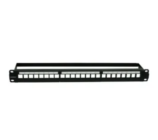 Canovate 1U 19" 24 Port Patch Panel Empty