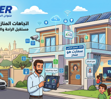 اتجاهات المنازل الذكية 2027: مستقبل الراحة والتحكم مع أنظمة KNX من شركة سدر