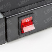 Linxcom 1U 4 Way Fan Tray 19&Prime; Rack Mount Unit