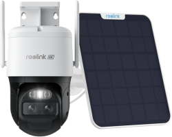 Reolink TrackMix  LTE 4G LTE Dual-Lens Battery Security Camera with Auto-Zoom Tracking
