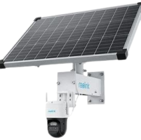 Reolink TrackMix LTE Plus + Solar Panel4G Dual-Lens PTZ Battery Security Camera with 24/7 Recording
