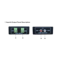 TCI 2CH AUDIO SIGNAL CONVERTER TCI-100VA