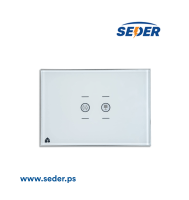 Smart Glass Panel 2 Switches