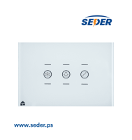 Smart Glass Panel 3 Switches