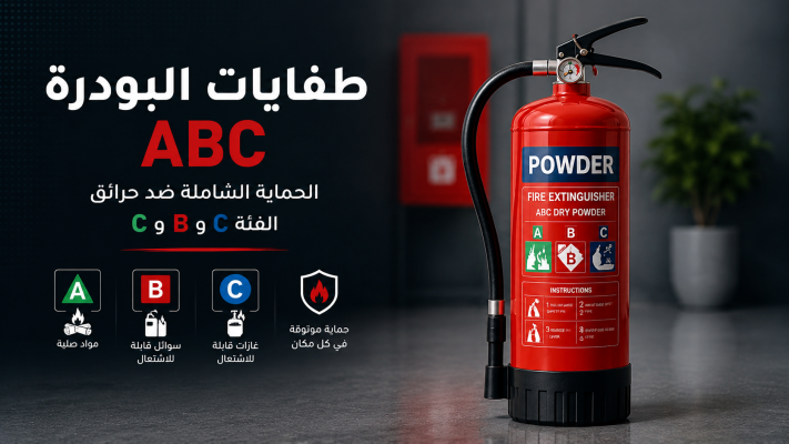 طفايات البودرة ABC: خط الدفاع الأول ضد الحرائق في المنازل والمنشآت
