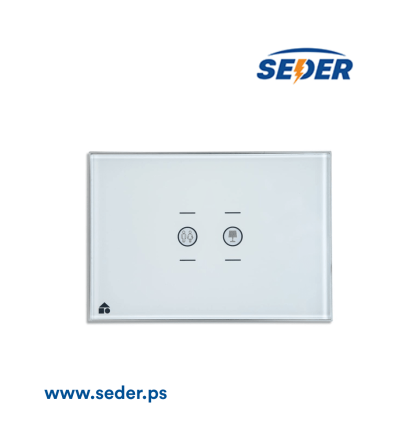 Smart Glass Panel 2 Switches