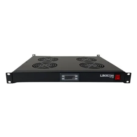 1U 4 Way Thermostatic Fan Tray 19&Prime; Rack Mount Unit