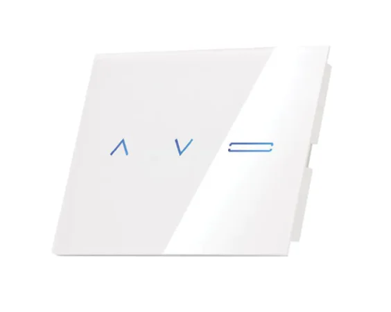 Smart WI-FI switch combined with 1 Shutter and lighting White SW-3GEV1T1/W