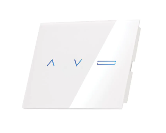 Smart WI-FI switch combined with 1 Shutter and lighting White SW-3GEV1T1/W