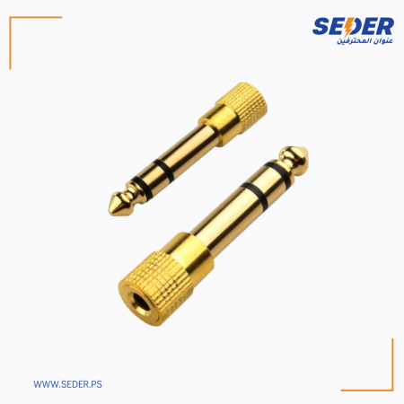 Stereo 6.3 plug to 3.5 stereo Jack