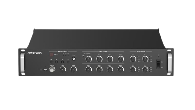 DS-QAZ1A1000G1-VB4 1000W 4-Zone Network Amplifier
