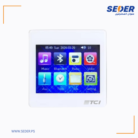 In‑Wall Amplifier 4&times;25W T‑B425 with 3.5" Screen