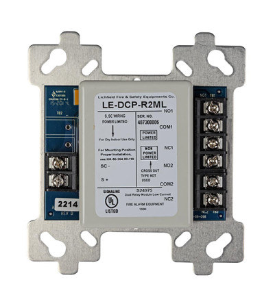 DUAL RELAY MODULE, 2 AMPS WITH ISOLATOR DCP-R2ML-L
