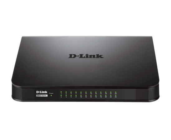 D-Link 24-Port 10/100 Mbps Unmanaged Desktop Switch DES-1024A