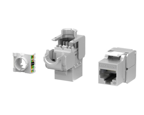Hikvision Cat6a Sheilded 180&deg; Toolless Keystone Jack