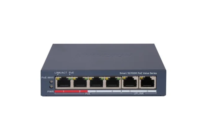 Port Fast Ethernet Smart POE Switch DS-3E1106P-EI/M
