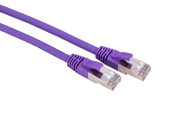 Patch Cord Cat6 FTP Purple 50cm