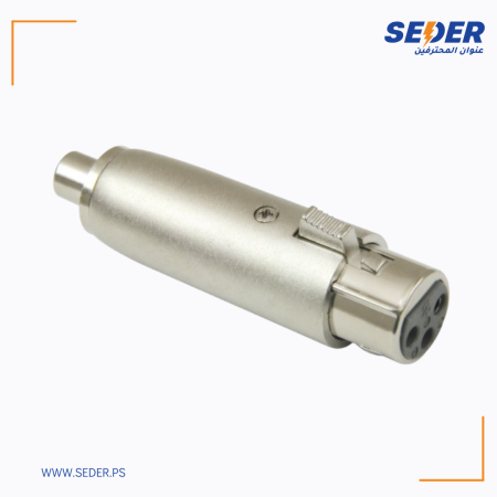 Converter XLR FEMALE - RCA FEMALE