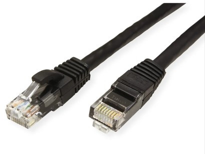 Patch Cord Cat6 Black 30cm