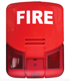 Codesec SO240R Outdoor fire Alarm Siren with Flasher
