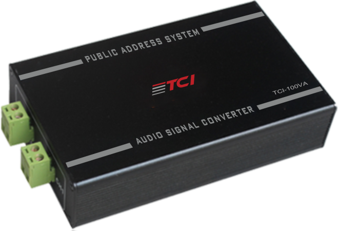 TCI 2CH AUDIO SIGNAL CONVERTER TCI-100VA