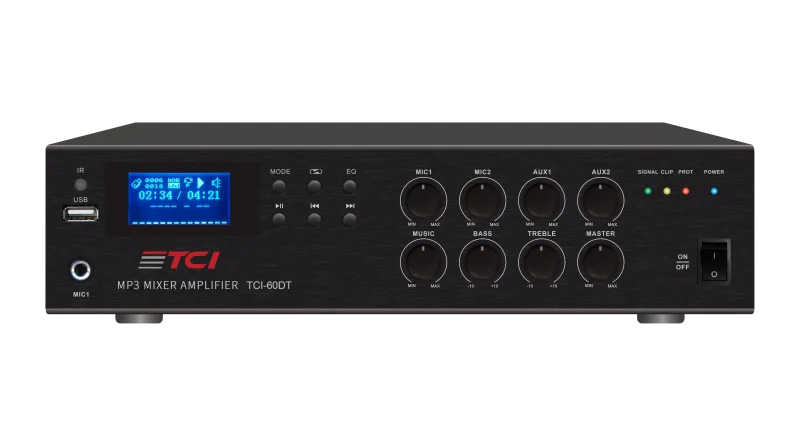 TCI TABLETOP MIXER AMPLIFIER TCI-60DT 60W