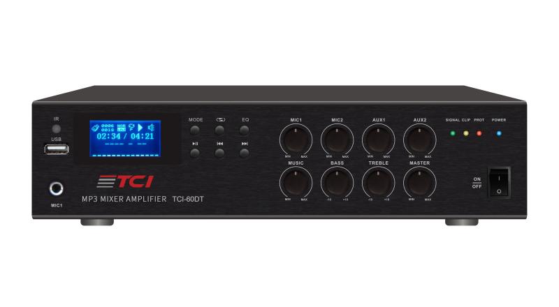 TCI TABLETOP MIXER AMPLIFIER TCI-60DT 60W
