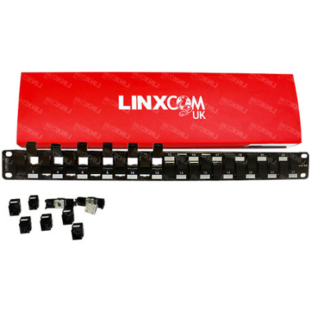 Linxcom Patch Panel 24 ports+Shutter
