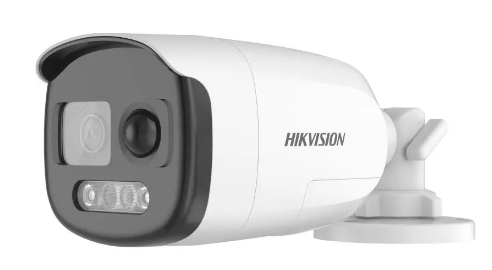 4K ColorVu PIR Siren Fixed Bullet Camera DS-2CE12UF3T-PIRXO