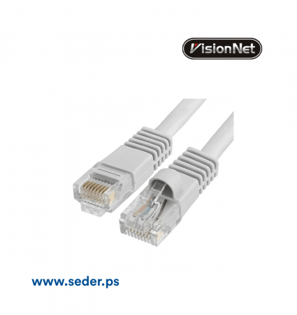 VisionNet Patch Cord FTP 20M Cat6 gray وصلة شبكة 20م سكني