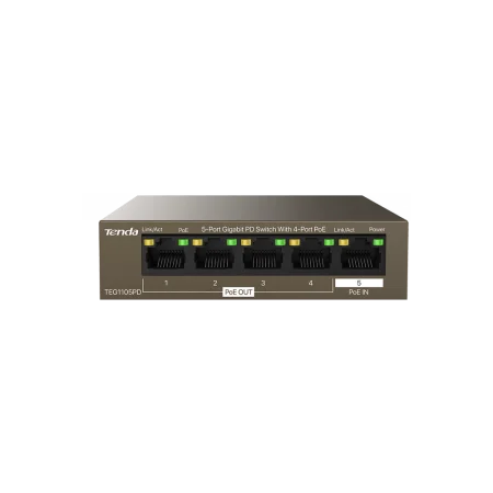 Tenda POE Switch 4Port 63Watt 4GE