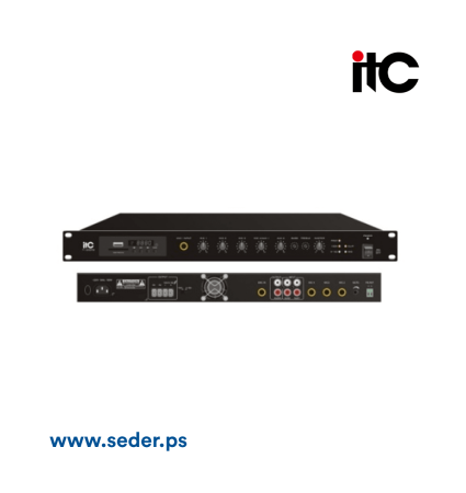 ITC T-650DTB Digital Mixer Amplifier with MP3/Tuner/Bluetooth 500W Class D